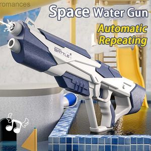 Toys Gun Gun Toys Summer Fantasy Space Water Gun Automatic Electric Water Fights Toy Outdoor Beach Swimming Pool Childrens Toys Kid Gift 240307
