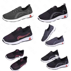 Neue weiche Sohle, rutschfeste Mittel- und ältere Fußmassage-Wanderschuhe, Sportschuhe, Laufschuhe, Einzelschuhe, Herren- und Damenschuhe, rutschfeste Freizeitschuhe 40