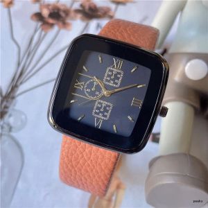 Gu Wrist Saatler Erkekler için 2024 Erkek Saatler Üç İğne Kuvars İzle Yüksek Kalite En İyi Lüks Marka Tasarımcısı Saat Deri Kayış Moda Tatil Hediyesi Klasik Stil