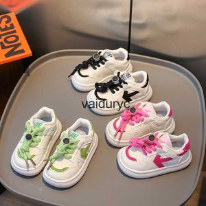 Tênis vestido sapatos 2023 outono novos meninos sapatos de críquete meninas sapatos esportivos pré-escolar bebê na moda sapatos sola macia do bebê sapatos de caminhadah240307