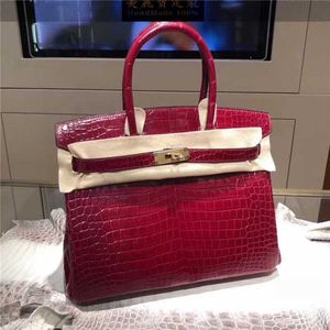 70% Factory Outlet Off Handmade real leather bag handbag female red on sale