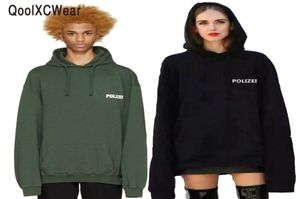 Bütün 2017 Sweatshirt Büyük Boy Yeşil 16SS İşaretli Hoodied Hoodie Erkek Kadın Hiphop Hoodies Sokak Giyim Kentsel 4632514