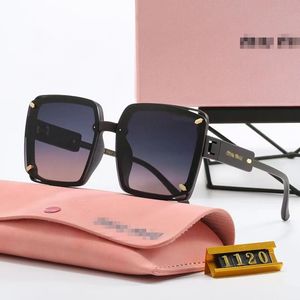 Luxus Designer quadratische Sonnenbrille Miu Damen Anti-Strahlung UV400 Persönlichkeit Herren Retro Brille Plattenqualität Hoher Wert Heiße Verkäufe m15