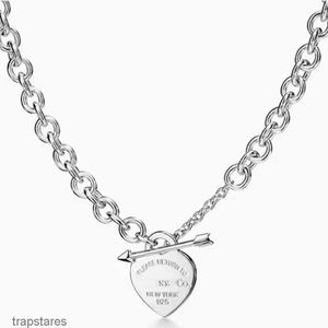 t Thick Heart Arrow Series Ti Home Necklace Bracelet Sets Europe and America Men Women with Collarbone Chain Couple Necklaces Cyd23121905-5 Itcq