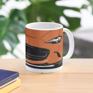 Mugs Miata MX5 30 -årsjubileum Orange Coffee Mugg Tea Cups Mixer Pottery Mate