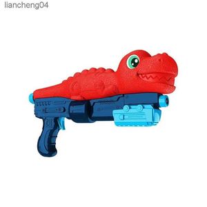 Pistola Giocattoli Dinosauro Pistole ad acqua per bambini Tiro a lungo raggio Piscina Squirter d'acqua per bambini Pistole blaster ad alta capacità per immersione in acqua per piscina