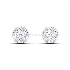 Brinco Stud Designer Jóias Luxo Zircão Casamento Elegante Mulher Bling Novo Diamante Brinco De Noiva ao Melhor Preço