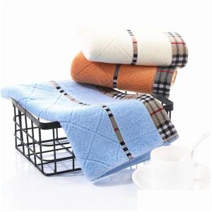 Towel Pure Cotton Super Absorbent Large Thick Soft Bathroom Towels Comfortable Drop Delivery Home Garden Textiles Wholesale