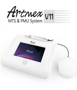 Artmex V11 Permanent Makeup Tattoo Machine Kits Pro Digital Set Eye Brow Lip Rotary MTS System Derma Pen9190561