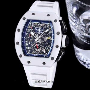 Richa Size Luxury Zy mens Mechanics Mens watchs 40x50x16mm Rm11-03 Rm011 with Fully Automatic 7750 Timing Machine Movement Ntpt Carbon Fiber0NY3