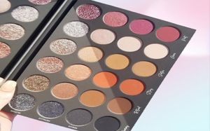 2019 TATI Beauty Lidschatten-Puder, Weihnachtsgeschenke, 24 Farben, schimmernd, matt, glitzernd, langlebig, strukturierte Lidschatten-Palette26654564185