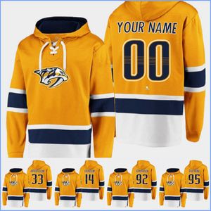 Nashville''predator'hoodie 14 Ekholm 33 Arvidsson 95 Duchene 92 Johansen Custom Hockey Jerseys Men Men Youth