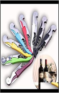 Öppnare multifunktion vin rostfritt stål flasköppnare kniv dra kran dubbel gångjärn korkskruv kreativa reklamgåvor mmtsx d4066060