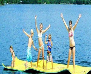 Floats mjukaste hållbara 23 lager XPE Foam Float Mat Water Filt Dropship Floating Pad Swimming Pool Entertainment Inflatable5060425