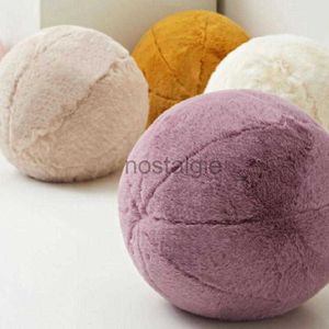 Animali di peluche ripieni Velluto nordico Colore puro Rotondo Mattina Decorazioni per la casa Cuscino Divano Arte Sala da ballo Decorativo Salone Galleria Cuscino da pavimento HKD230706 240307