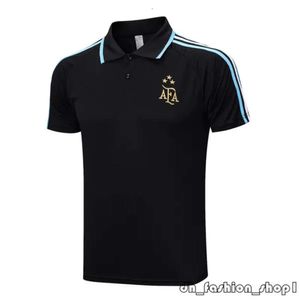 23 24 Argentina Soccer Polo Shirt Jerseys Messis Mac Allister Dybala di Maria Martinez de Paul Men Polo Shirts Football T Shirt Special Version 682 911