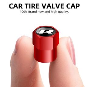 Car Tire Valve Metal Valve Cap for Volkswagen VW GOLF 7 Golf 6 MK6 Polo Tiguan VW GTI CADDY PASSAT