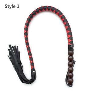 Gourd BDSM Toys Leather Three Style Sex Whip Butt Spranding chicoteando brinquedos sexuais adultos cócegando brinquedos sexuais para casais Toy6114597