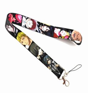 Cała 10pc popularna kreskówka Hunter Inuyasha Miecz Online Black Butler Anime Japan Phone Phone Smycz Smycz Kluczowe Łańcuchy 7151284