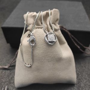 Exquisite necklaces designer dy plated silver rhinestone jewelry collier long designer necklace for women vintage mens chain necklace accessories zh140 b4