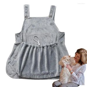 猫のキャリアノンスティックバッグ用のペットキャリアハンズ無料小型犬ポーチ通気性のあるフロントバッグ