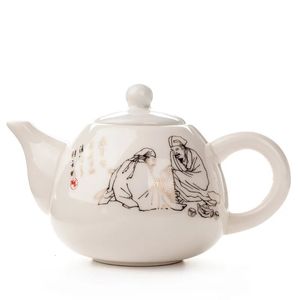 Chinese Kung Fu Tea Pot Dehua Kettle Clay Coffee Teapot and Cup Set Gaiwan Samovar Coffeeware Teaware Teeware Teware Bar 240220