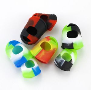 Nowy silikonowy zestaw rękawów z gumową pokrywa wskaźnika kombinacji anty -wysokiej temperatury i ochraniacze kciuka do palenia Vape1188768