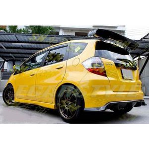 Para 2009 2010 FIT JAZZ GE8 TRANSO DIFFUSER LIP LIP BLACK PIRER (FITS SOMENTE PARA O SPORT TRASEIRO BUMPER)