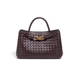 Modische, horizontale, handgefertigte, gewebte Tasche für Damen, lässig, großes Fassungsvermögen, Einzelschulter-Umhängetasche, Pendlerhandtasche mit High-End-Feeling