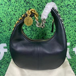 Stella McCartney Falabella Chain Bag Woman Metallic Women Handväska högkvalitativ läder axelväskor plånbok handväska läderväska
