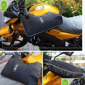 Bil Annat Auto Electronics Protective Motorcykel Scooter Tjock varmt styret Muff Grip Handtag Bar Regntät Ridning Vinter varmare Ther Dhzyb