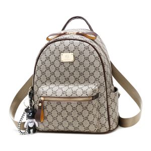 Fashion Print Pattern Rucksack Classic High Quality Backpack School Luxury Mini Backpack Women Designer Leather Bolsas228Q