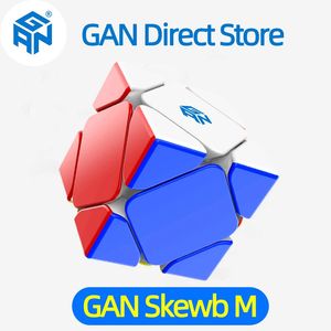 GAN Skewb Magnetic Speed Cube M Senza adesivo skewb gan Speedcube 32 magneti Versione migliorata Cubo magico professionale Puzzle Toys 240304