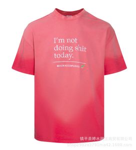 メンズTシャツ夏の男と女性カップルファッションブランド青少年カジュアルレタープリントルース半袖Tシャツ