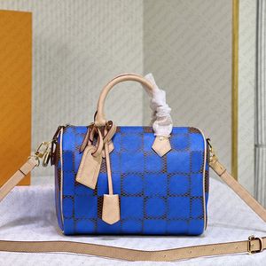 Сумки-тоут Дизайнерские сумки из мягкой кожи Женские сумки Модные сумки Высококачественные сумки на ремне Роскошные сумки через плечо Сумки-подушки Сумки-клатчи Женская клетчатая сумка #Blue