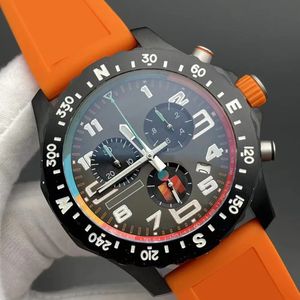 U1 Top AAA Bretiling B01 44MM Navitimer Watch Movement Japan Quartz Endurance Pro Avenger Chrono meter Watches Rubber Men Watches Sapphire Glass Wristwatches