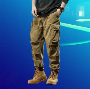 Pantolon Sonbahar Kış Kargo Pantolon Erkekler Retro Gevşek Pantolon Erkekler Askeri Taktik Dışarıda Jogging Pants Moda Sweatpants