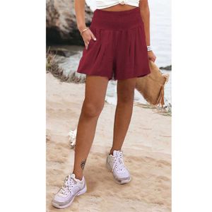 2023 Nuovi pantaloncini firmati hotty hot shorts Pantaloncini in cotone e lino per pantaloncini da donna Pantaloni tuta sportiva estiva Pantaloni sportivi oversize in tre pezzi Pantaloni casual larghi 63ZA