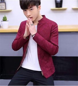 Spring And Autumn Men039s Jacket Slim Youth Men Handsome Top Coat High Street Casual Formal Wear Jackets1317854