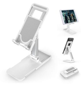 Suportes de telefone dobráveis suporte de mesa ângulo altura ajustável telefones de mesa suporte para smartphone tablet pc4935198