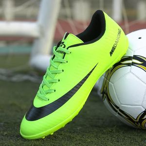 Tênis sapatos de futebol adulto crianças esporte calçado chuteiras grama treinamento futebol ao ar livre durável profissional futsal sneaker 240306