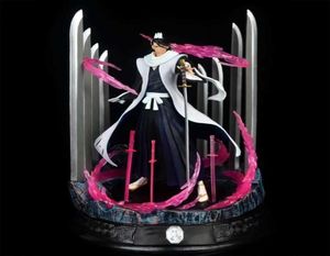 アニメ漂白byakuya kuchiki gk pvcアクションフィギュア日本語アニメフィギュアモデルおもちゃ彫像コレクション人形ギフトQ07226994345