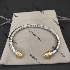 David Yurma Bracelet DY Bracelet Designer Cable Bracelet Fashion Jewelry for Women Men Gold Silver Pearl Head Cross Bangle Bracelet Dy Jewelry Man Christmas Gift 722