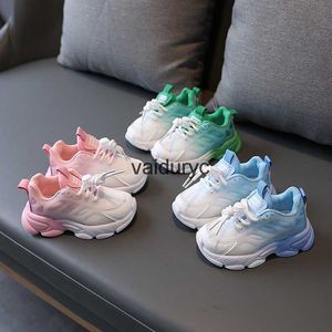 Sneakers Dress Shoes 2023 Spring and Autumn New Childrens Sports Girls Boys Soft Sole Running Small Breathable Student ShoesH240307