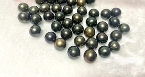 ルーズダイヤモンドの特別価格欠陥の低い13-14mm真珠ブラックビーズファインイヤリングペンダントDIYメイキングアクセサリーファッションジュエリー女性のためのジュエリー