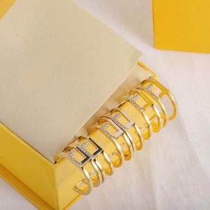 Fashion 18k gold Hoop Huggie Earrings Diamond enamel monogram designer Earrings Women's delicate jewelry for wedding parties engagement anniversary gifts with box