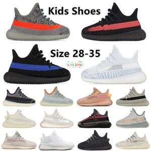 Kids Shoes Children Preschool PS Athletic Designer Sneaker Kid Casual Trainers Toddler Girl Tod Chaussures Black Cool Grey Orange Child Outdoor Shoe