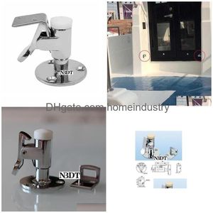 Porta captura mais perto cromado latão sólido Cousion Doorstop Door Stop Holder Stopper Catch Gancho Barco Iate Marine Hardware 20101 Dhfyu