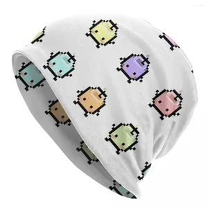 Berretti Stardew Valley Pastello Junimos Cappelli a cuffia Hip Hop Skullies Berretti Cappello Videogioco Cappellini elastici termici lavorati a maglia unisex