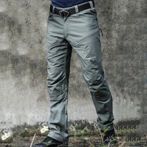 Spodnie wodoodporne spodnie joggera mężczyźni w stylu wojskowym